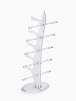 Подставка под очки, настольная, 5 мест, оргстекло, 16×18.3×36 см, прозрачная