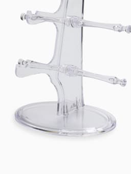 Подставка под очки, настольная, 5 мест, оргстекло, 16×18.3×36 см, прозрачная