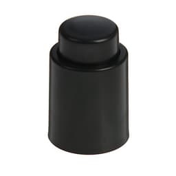 Пробка вакуумная для бутылки «Кнопка», 7 см, чёрная