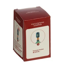 Пробка вакуумная для бутылки «Кнопка», 7 см, чёрная