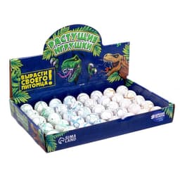 Растущие животные Funny toys в круглом белом яйце «Страна динозавров», МИКС