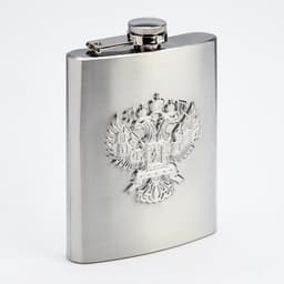 Фляжка «Двуглавый орёл», 240 мл, хром