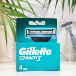 Сменные кассеты Gillette Mach3, 3 лезвия, 4 шт.