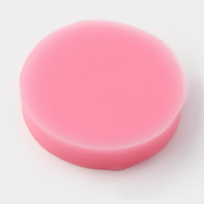 Молд для заливки Доляна «Клубника», 3 ячейки, силикон, d=5.5 см, розовый