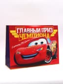 Пакет подарочный «Главный приз чемпиона», 61×46×20 см