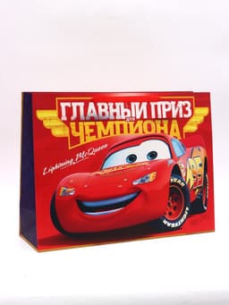Пакет подарочный «Главный приз чемпиона», 61×46×20 см