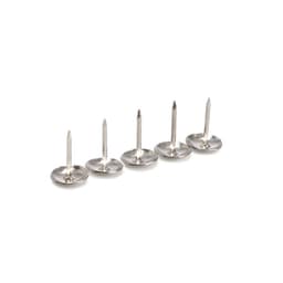 Гвозди ТУНДРА, декоративные, обивочные, фактурные, 11×16 мм, хром, 100 шт.