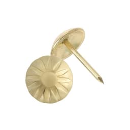 Гвозди ТУНДРА, декоративные, обивочные, фактурные, 11×16 мм, золото, 100 шт.