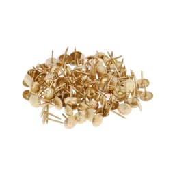 Гвозди ТУНДРА, декоративные, обивочные, фактурные, 11×16 мм, золото, 100 шт.