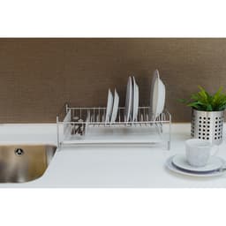 Сушилка для посуды с поддоном, 40×23×15 см, хром