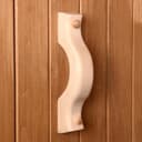 Дверная ручка деревянная для бани «Мостик», осина