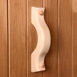 Дверная ручка деревянная для бани «Мостик», осина
