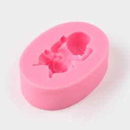 Молд для заливки 3D «Малыш», силикон, 6×4×2 см, розовый