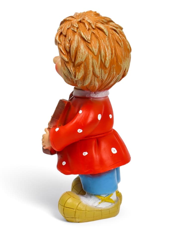 Садовая фигура из полистоуна «Домовичок Счастья», 28×11×13 см