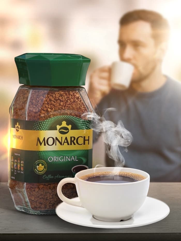 Кофе Jacobs Monarch, натуральный растворимый, сублимированный, 95 г