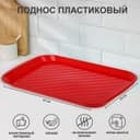 Поднос ТД Ангора, пластик, 35×47 см, красный