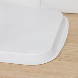 Поднос ТД Ангора, пластик, 47×35 см, белый под мрамор