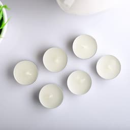 Набор свечей ароматических чайных «Жасмин», 3.8×1.6 см, 3.5 ч, 12 г, 6 шт.