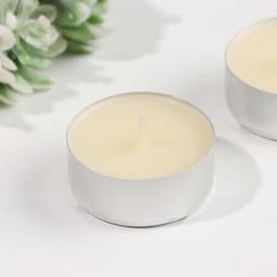 Набор свечей ароматических чайных «Ваниль», 3.8×1.6 см, 3.5 ч, 12 г, 6 шт.