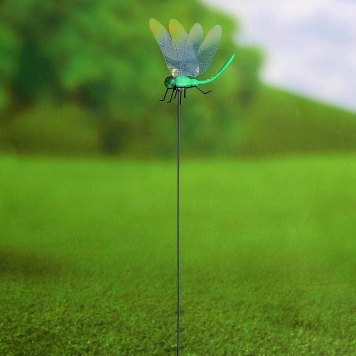 Штекер садовый «Стрекоза Сенди», 14×9 см, h=45 см, МИКС