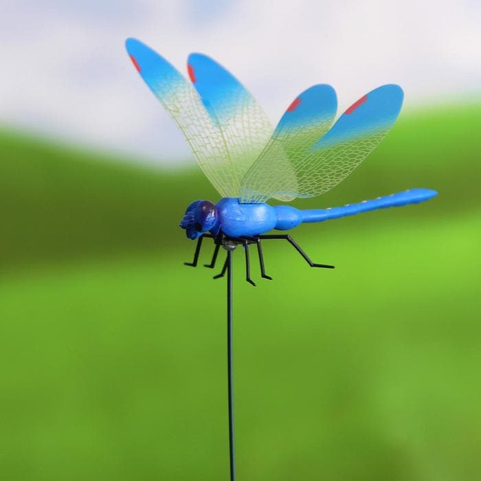 Штекер садовый «Стрекоза Сенди», 14×9 см, h=45 см, МИКС