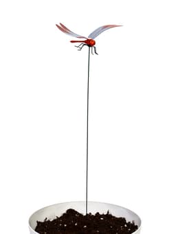 Штекер садовый «Стрекоза Сенди», 14×9 см, h=45 см, МИКС