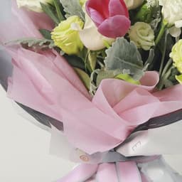 Фетр для упаковок и поделок, однотонный, светло - розовый, 50 см × 15 м