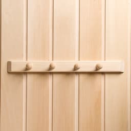 Вешалка для бани и сауны, липа, 40×5×6.5 см, 4 крючка, «Добропаровъ»