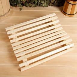 Подголовник для бани и сауны «Анатомический», 39.5×32×9.5 см, липа, «Добропаровъ»