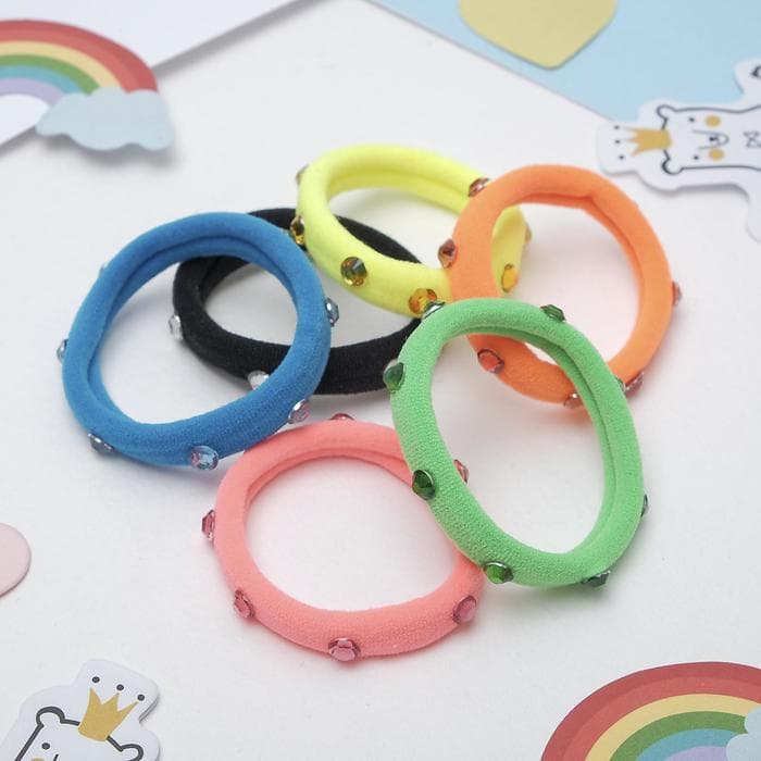 Резинка для волос «Капелька», 4.5 см, МИКС