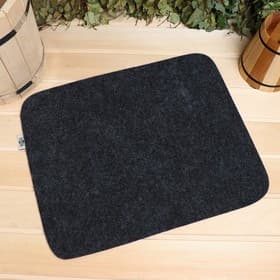 Коврик - сидушка для бани и сауны «Тёмный», 47×38 см, 30% шерсть, 70% полиэфир, серый, «Добропаровъ»