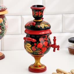 Фигура дерево «Самовар», хохлома