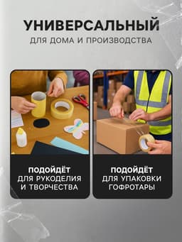 Клейкая лента «Мой выбор», прозрачная, 48 мм × 132 м, 50 мкм