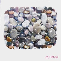 Решётка в раковину Доляна «Галька», 25×28 см