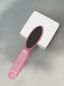 Пилка для пяток, наждачная, эргономичная форма, двусторонняя, 20 см, МИКС