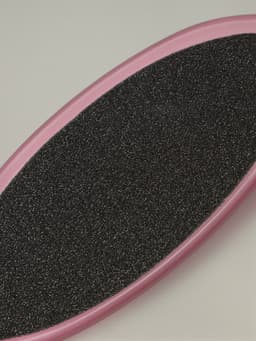 Пилка для пяток, наждачная, эргономичная форма, двусторонняя, 20 см, МИКС