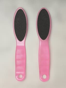 Пилка для пяток, наждачная, эргономичная форма, двусторонняя, 20 см, МИКС