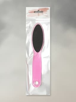 Пилка для пяток, наждачная, эргономичная форма, двусторонняя, 20 см, МИКС