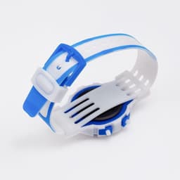 Часы наручные электронные детские «Джуниор», ремешок силикон, l-22 см, синие