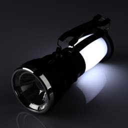 Фонарь светодиодный аккумуляторный ручной, 1 LED, 3 режима, 17.5×7×7 см