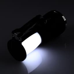 Фонарь светодиодный аккумуляторный ручной, 1 LED, 3 режима, 17.5×7×7 см