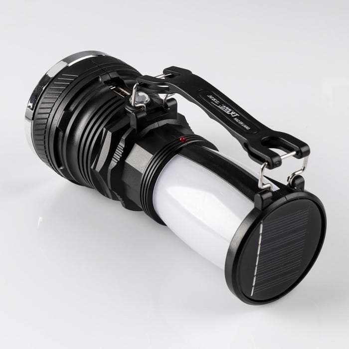 Фонарь светодиодный аккумуляторный ручной, 1 LED, 3 режима, 17.5×7×7 см