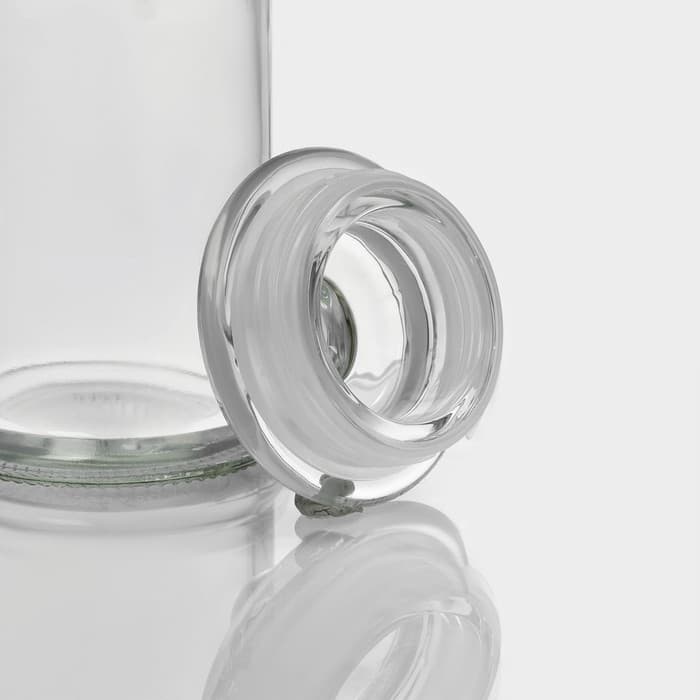 Банка для сыпучих продуктов Доляна «Стелла», 150 мл, 6×11.5 см, стекло, прозрачная