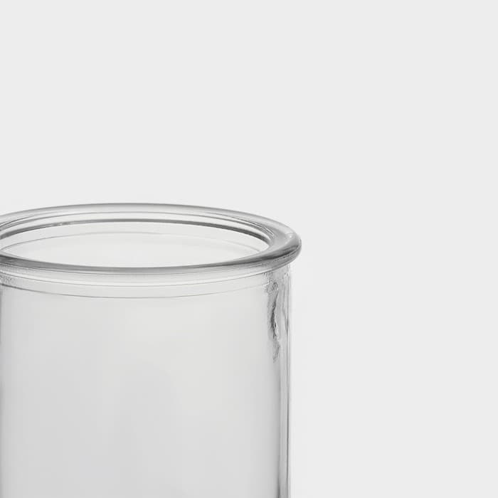 Банка для сыпучих продуктов Доляна «Стелла», 150 мл, 6×11.5 см, стекло, прозрачная