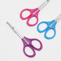 Ножницы, безопасные, прямые, 9 см, МИКС