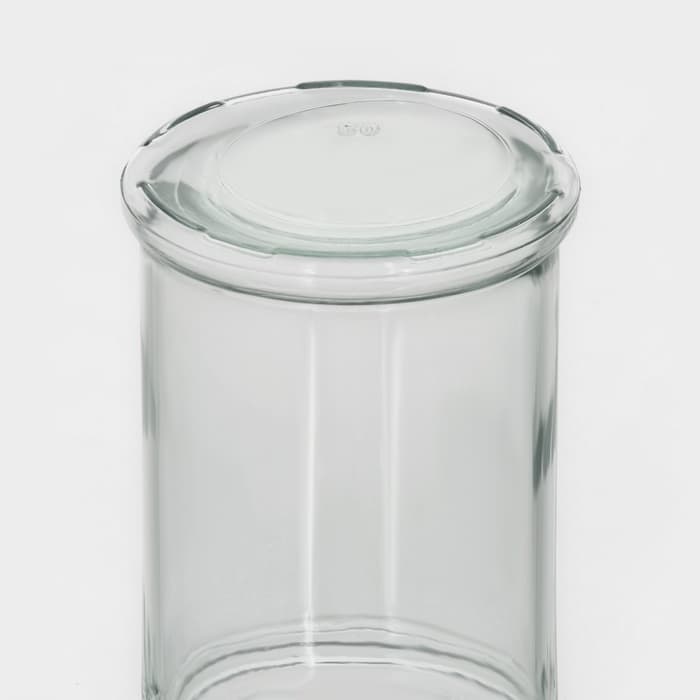 Банка для сыпучих Доляна «Стелла», 350 мл, 8×14.5 см, стекло, прозрачная