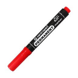 Маркер перманентный Centropen 8566, красный, узел 5.0 мм, линия 2.5 мм