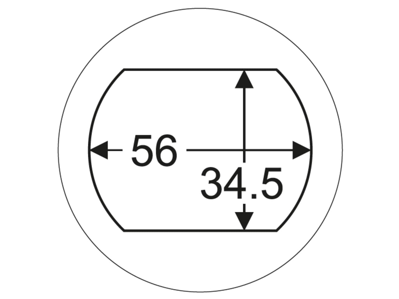 Головка для снятия пальца задней рессоры 1" 34.5 х 56мм (SCANIA) JTC /1 JTC-4715