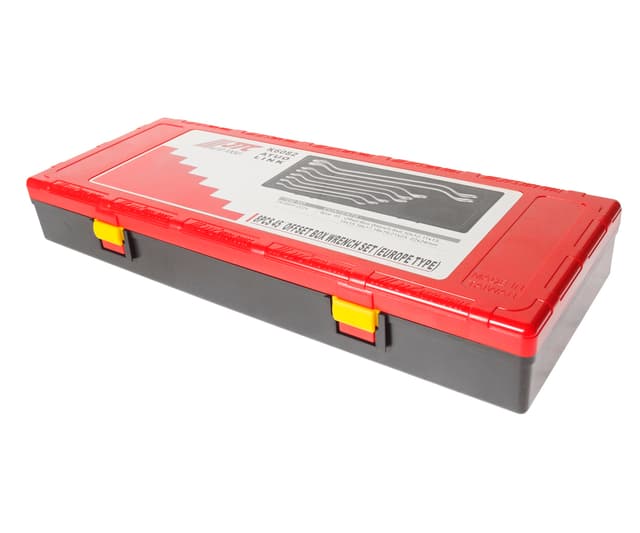 Набор ключей накидных 45° (европейский стандарт) 8-24мм (в кейсе) 8шт JTC /1/8 JTC-K6082