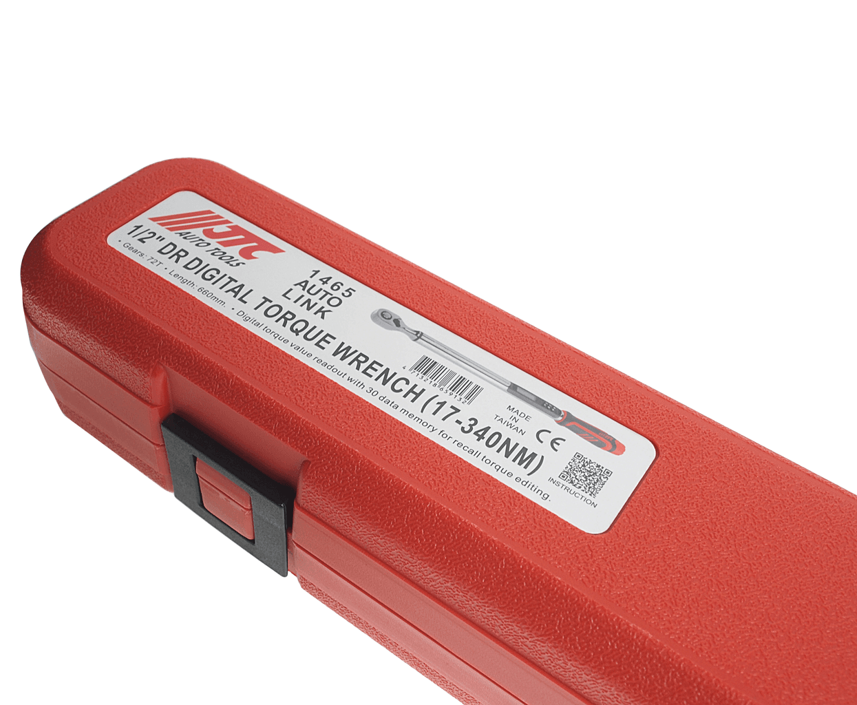 Ключ динамометрический 1/2" с цифровой индикацией, усилие затяжки 17-340Nm, длина 665мм JTC /1 JTC-1465
